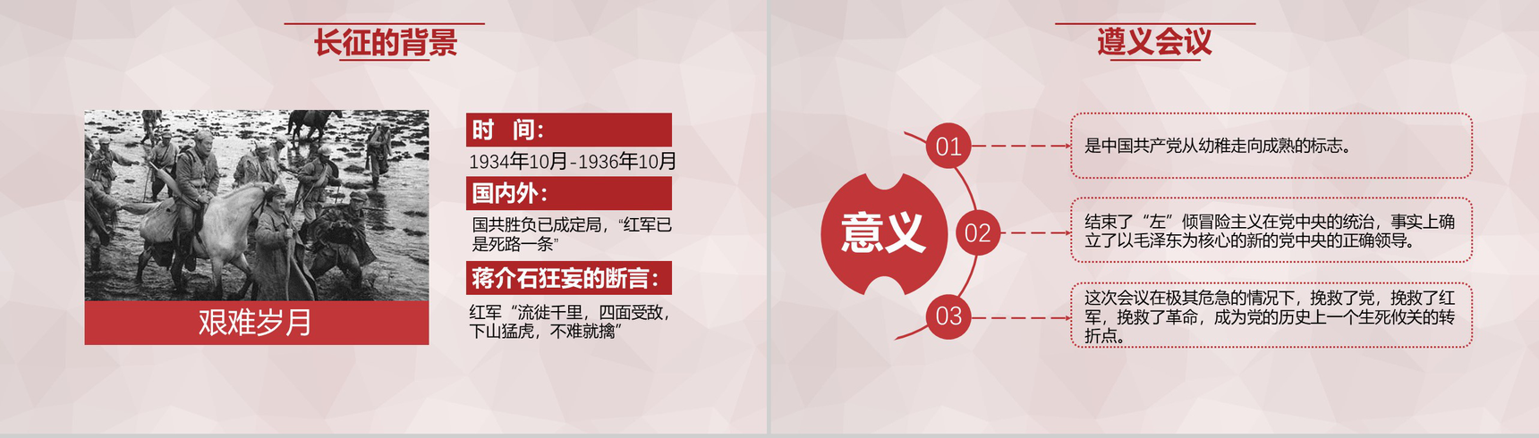长征精神教育PPT模板-7