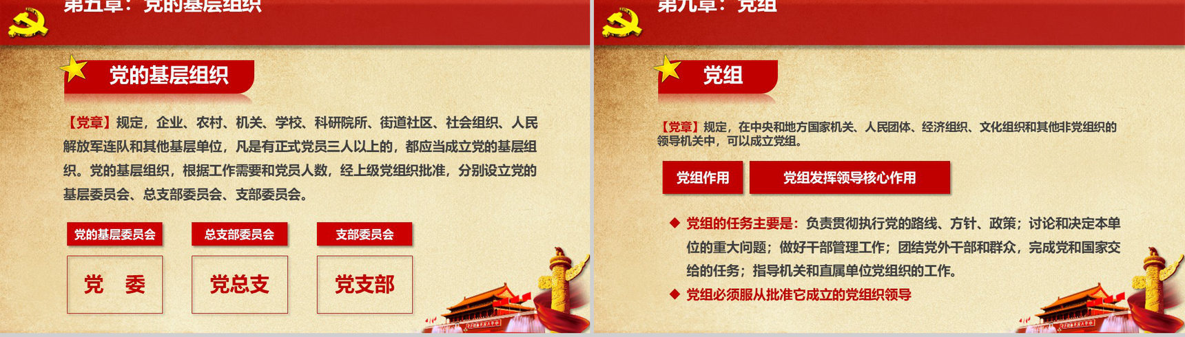 严格遵守党章中国共产党章程学习解读PPT模板-24