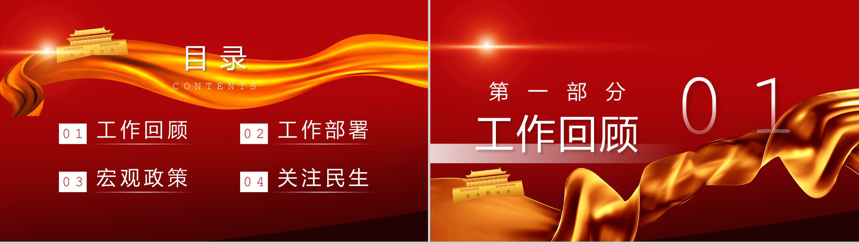 全国两会热点专题学习心得体会分享PPT模板-2