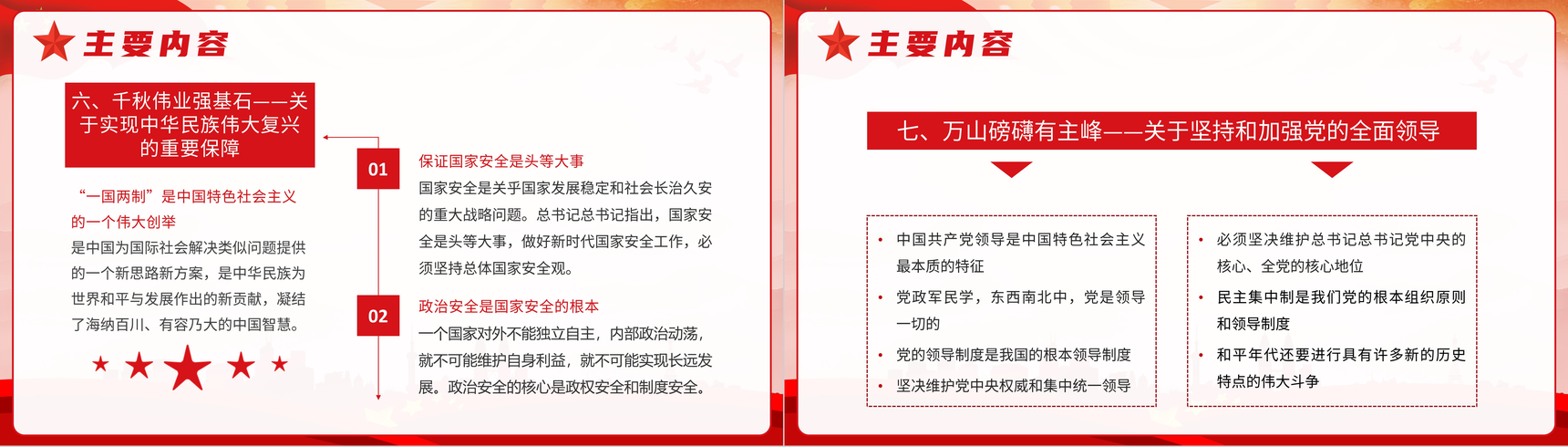 新时代中国特色社会主义思想学习问答思想阐述PPT模板-7