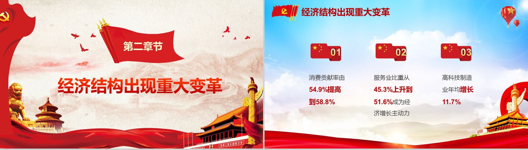 厉害了我的国中国梦演讲汇报学习强国心得体会PPT模板-4