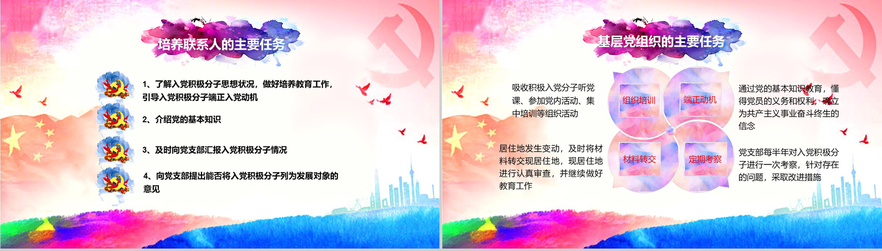 中国共产党发展党员工作入党培训PPT模板-5