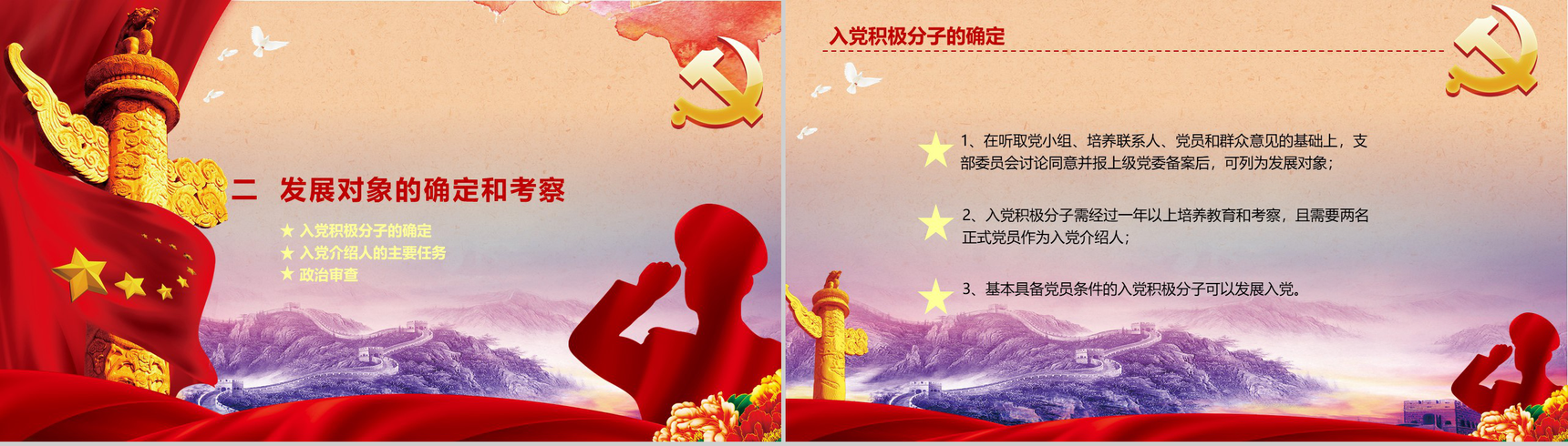 中国共产党党员发展入党流程培训PPT模板-6