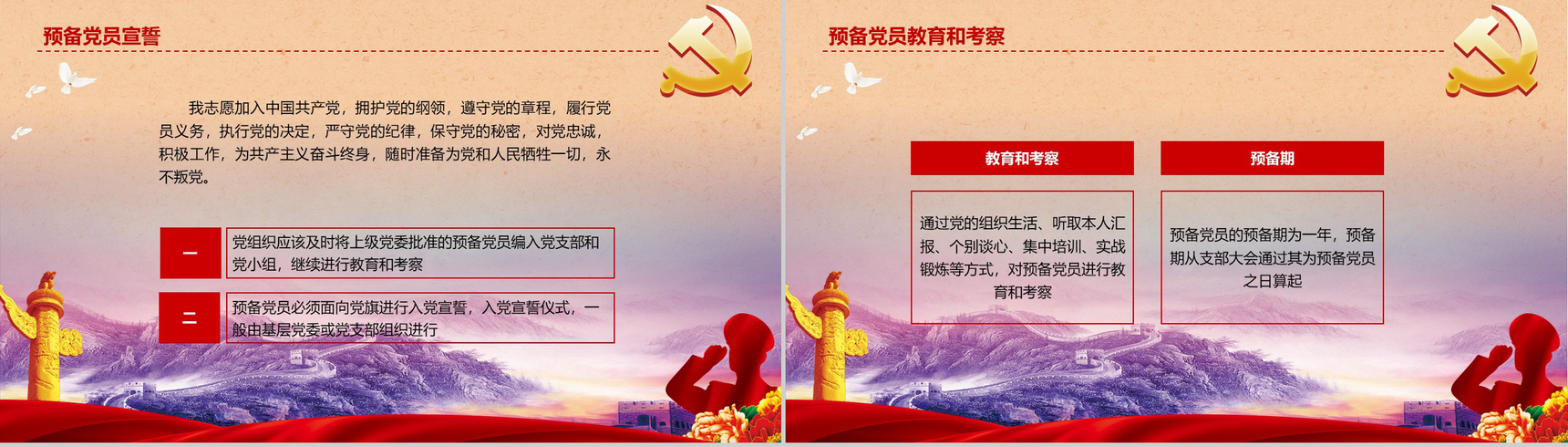 中国共产党党员发展入党流程培训PPT模板-10