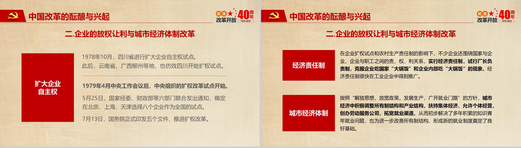 改革开放之路纪念改革开放PPT模板-9