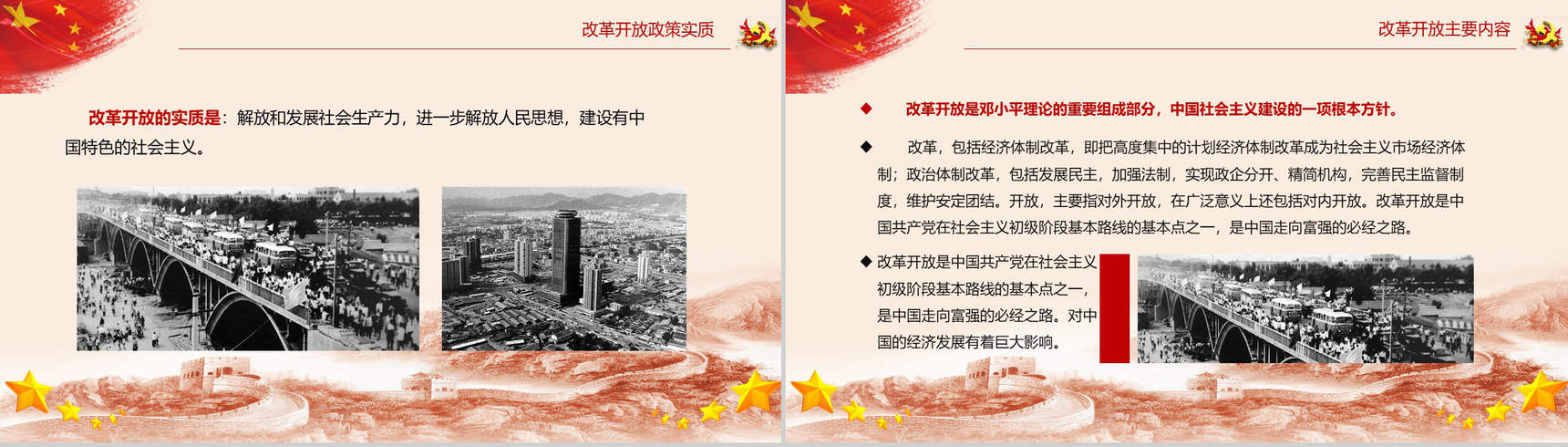 回望来路不忘初心改革开放PPT模板-6
