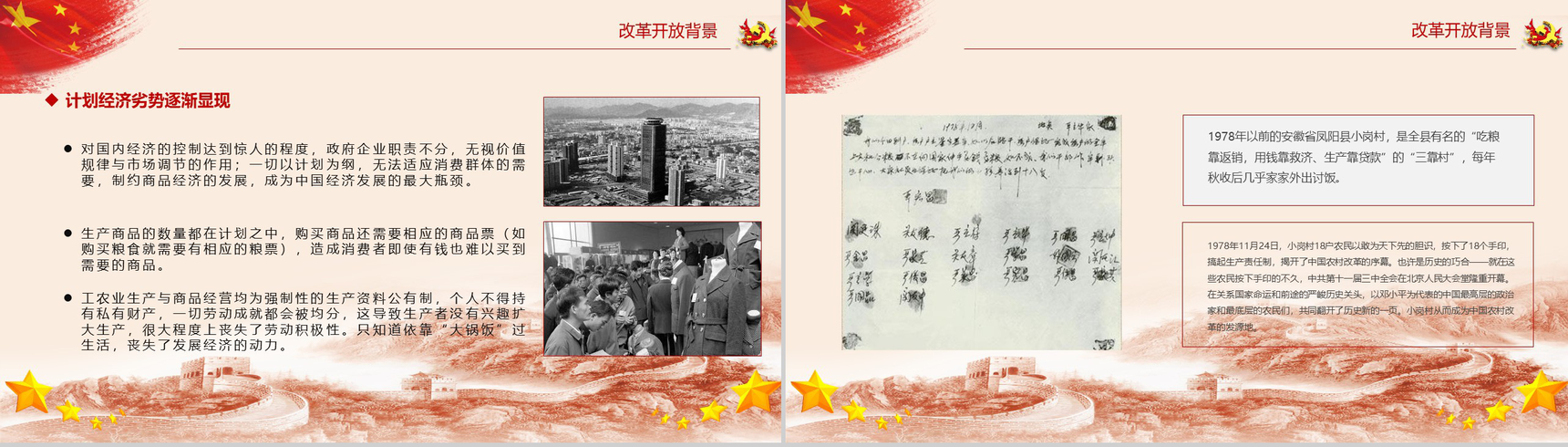 回望来路不忘初心改革开放PPT模板-7