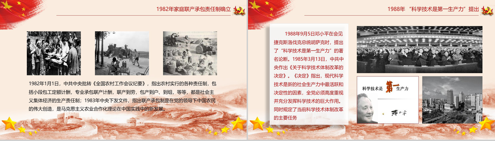 回望来路不忘初心改革开放PPT模板-9