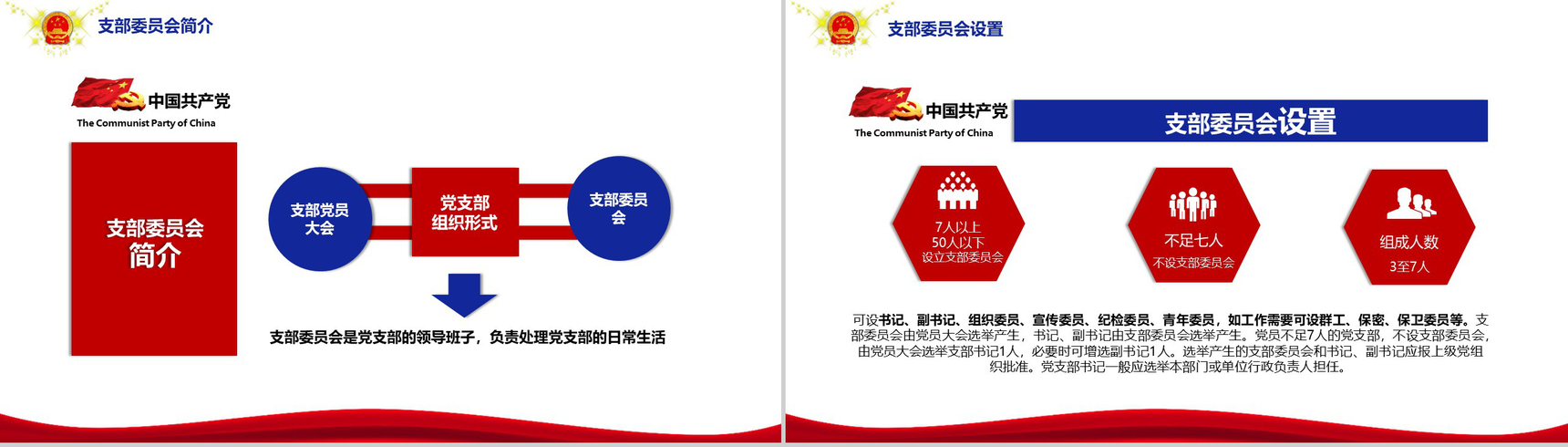 认真落实三会一课制度党员培训PPT模板-9