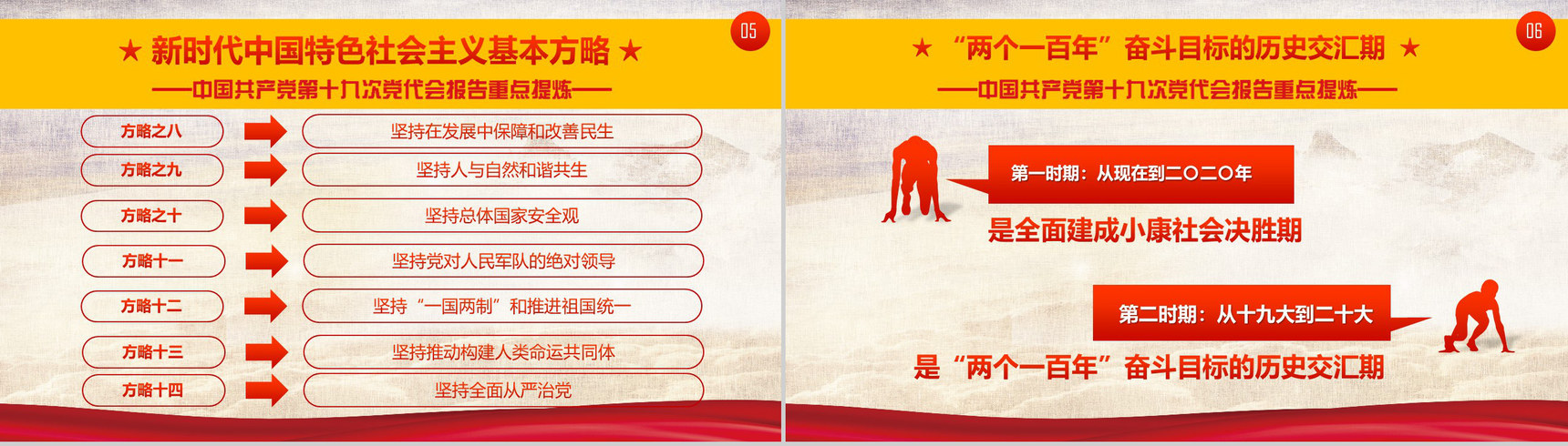 十九条新提法新概念新章程PPT模板-7