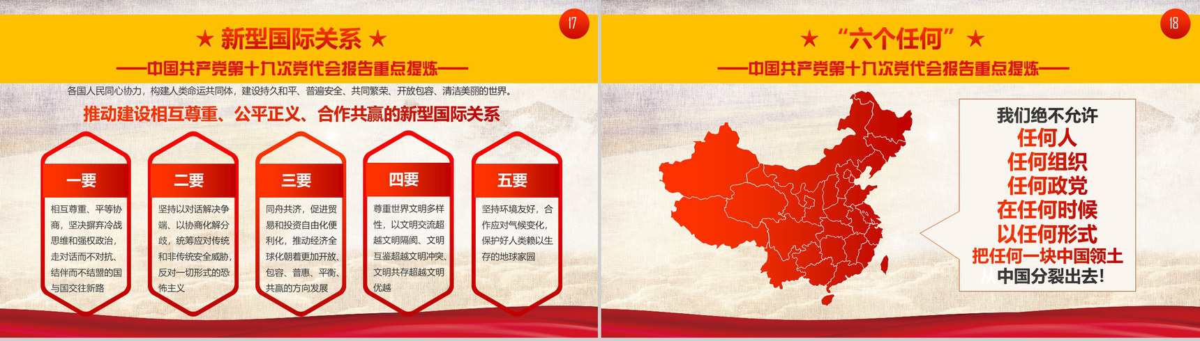 十九条新提法新概念新章程PPT模板-13