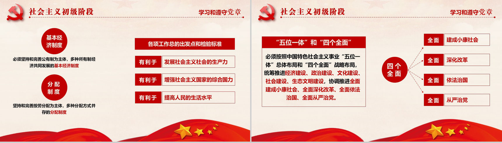十九大审议通过中国共产党章程政府党建PPT模板-17