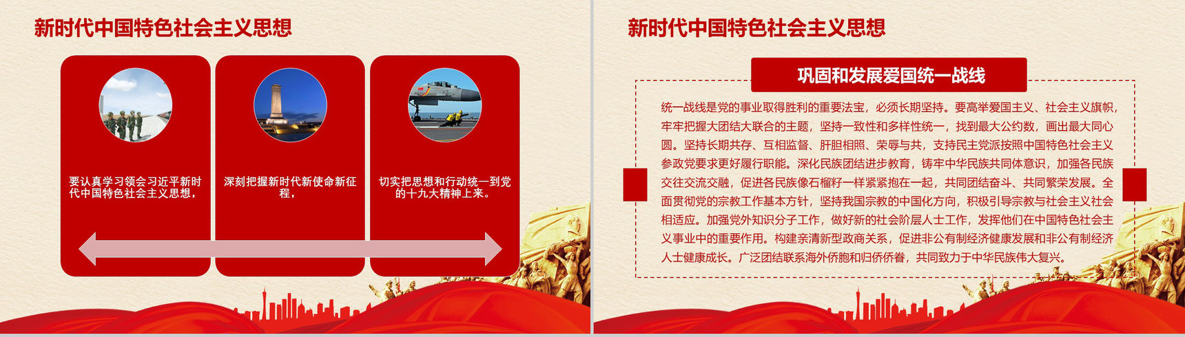 新时代中国特色社会主义思想新党章学习PPT模板-4