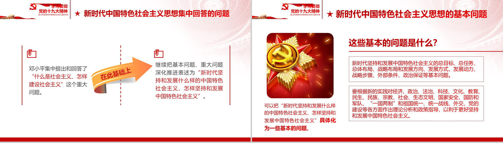 奋力开创新时代学习十九大精神心得体会PPT模板-11