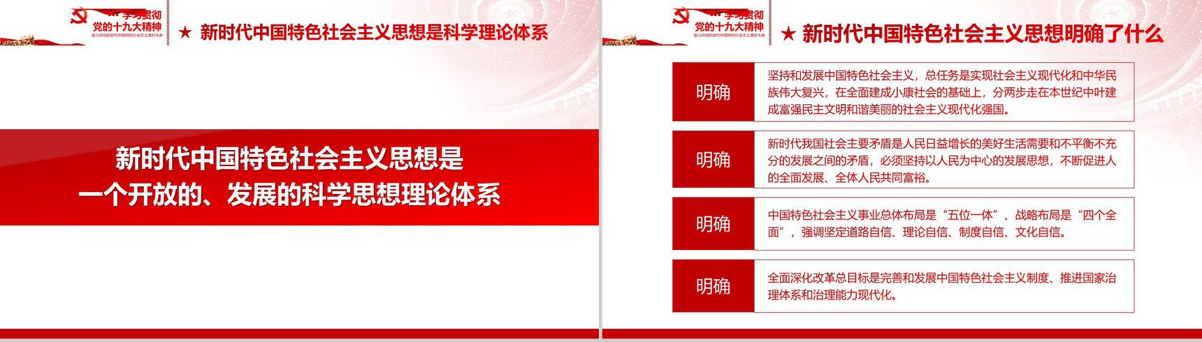 奋力开创新时代学习十九大精神心得体会PPT模板-12