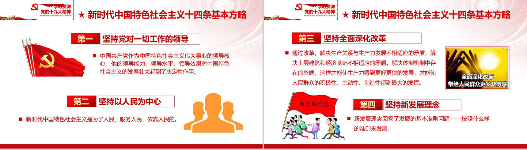 奋力开创新时代学习十九大精神心得体会PPT模板-15