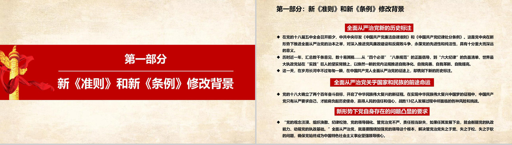 认真学习中国共产党新党章政府党建学习心得体会PPT模板-3