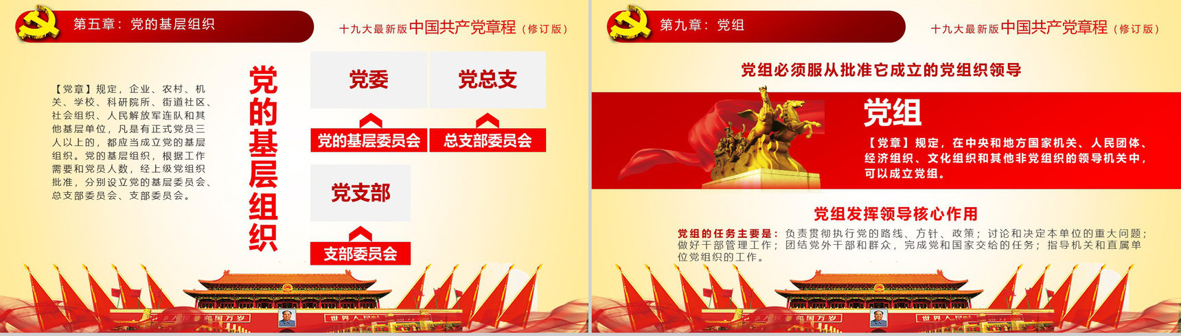 简约中国共产党章程学习党员培训学习心得体会PPT模板-27