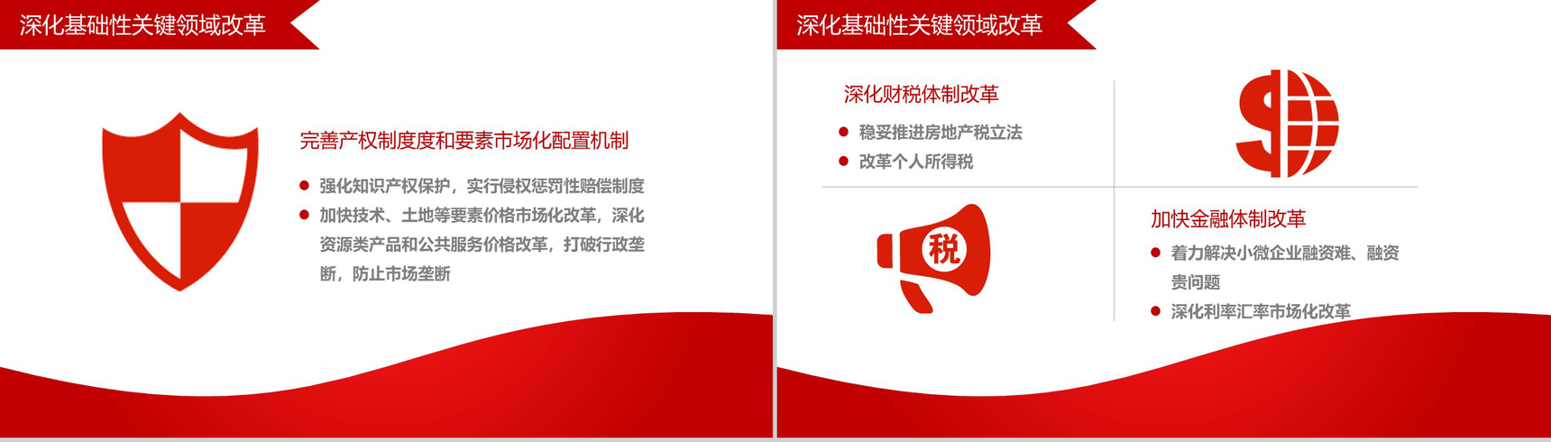 2018两会解读政府工作报告政府工作PPT模板-11