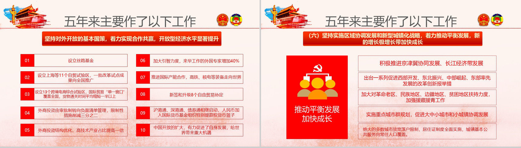 聚焦两会关注民生政府工作报告精神PPT模板-20