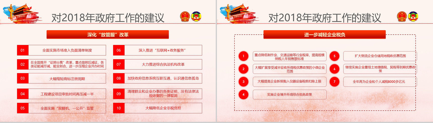 聚焦两会关注民生政府工作报告精神PPT模板-26
