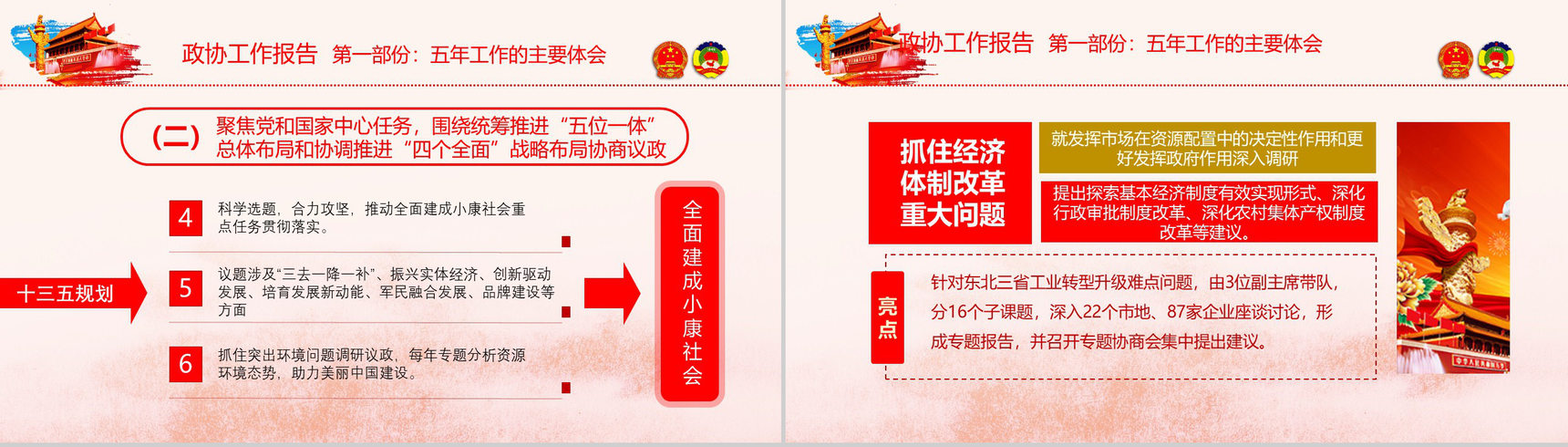 聚焦两会关注民生政府工作报告精神PPT模板-32