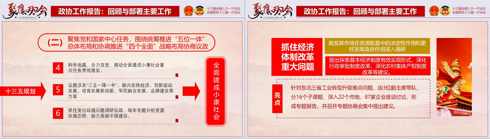 聚焦2018两会政协人大会议PPT模板-30