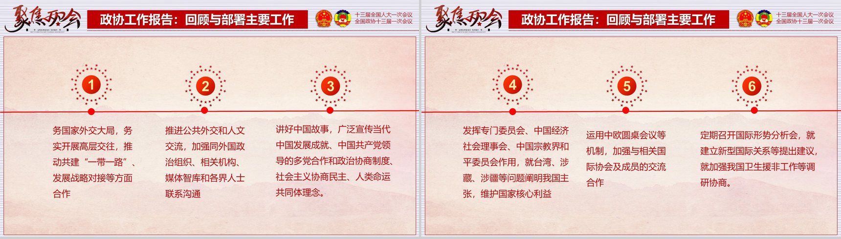 聚焦2018两会政协人大会议PPT模板-36