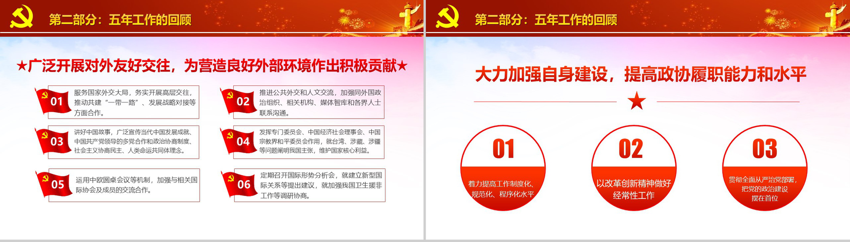 聚焦2018两会政协十三届会议PPT模板-13