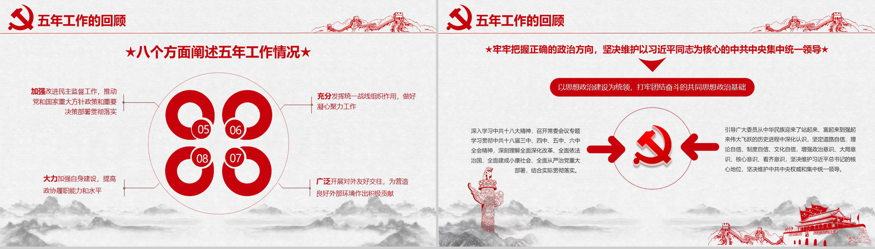 聚焦两会之政协十三届一次会议解读党政学习PPT模板-6