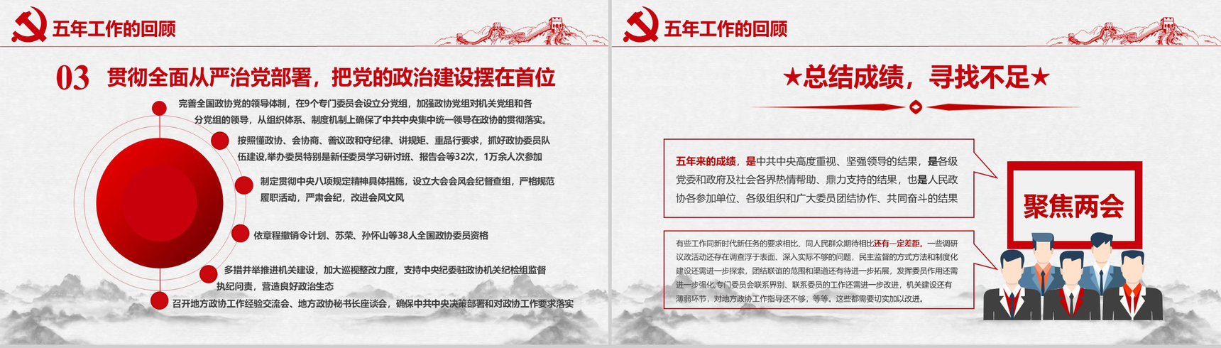 聚焦两会之政协十三届一次会议解读党政学习PPT模板-15