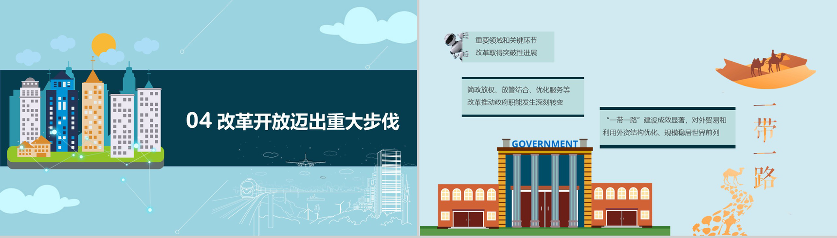 2018政府工作报告厉害了我的国PPT模板-8