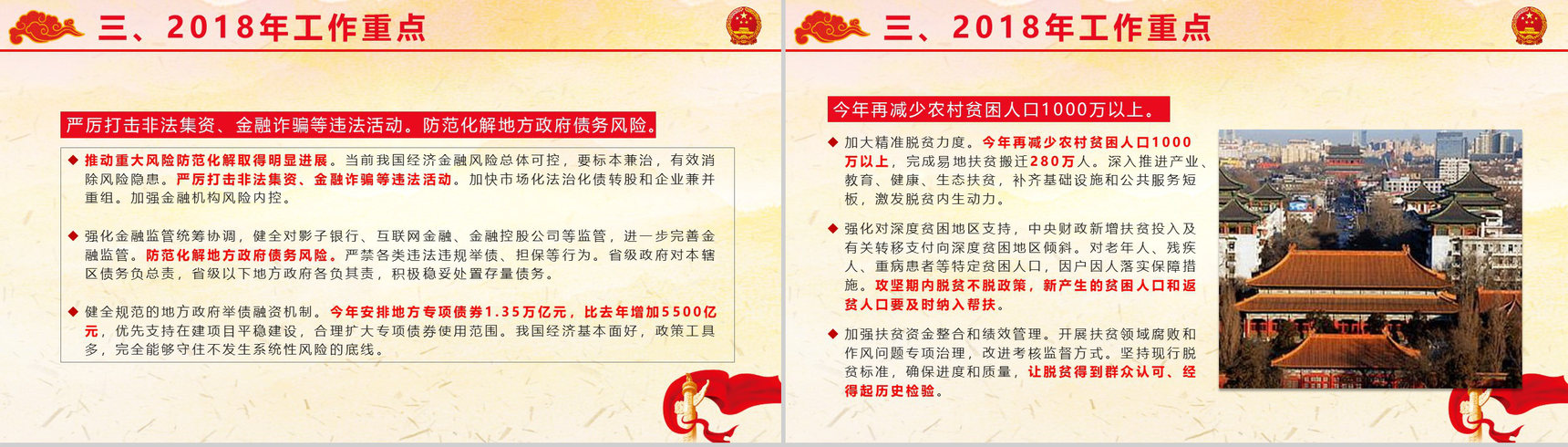 新起点新时代2018全国两会政府工作报告解读PPT模板-11