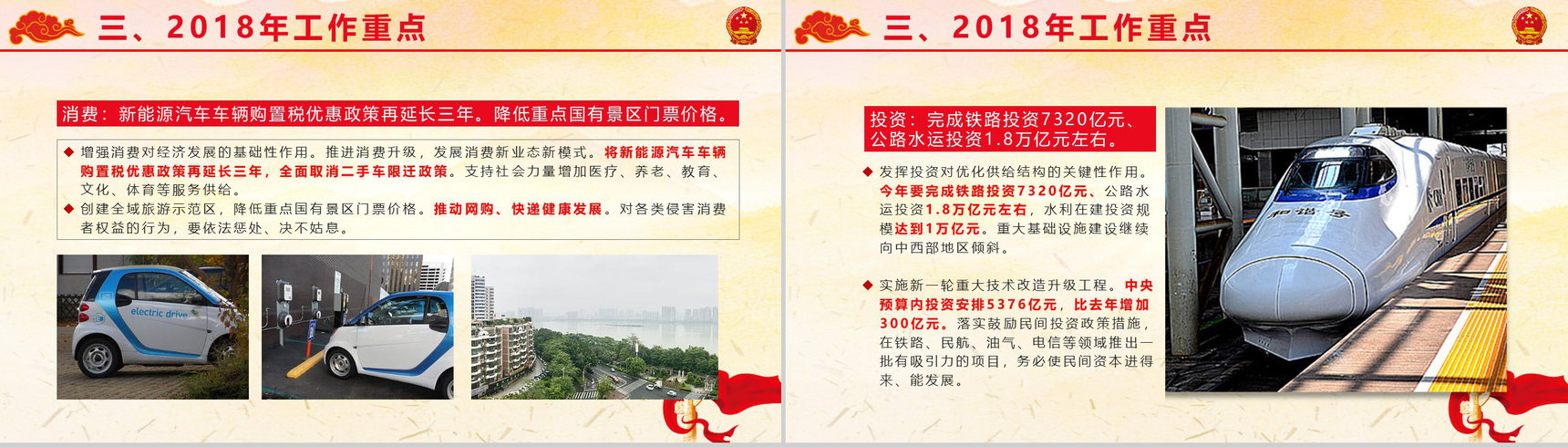 新起点新时代2018全国两会政府工作报告解读PPT模板-13