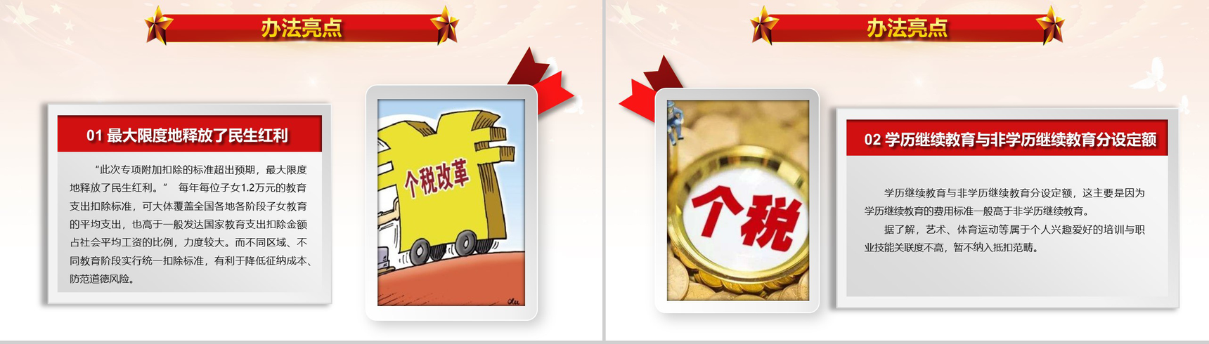 个税专项附加扣除法个人所得税改革PPT模板-14