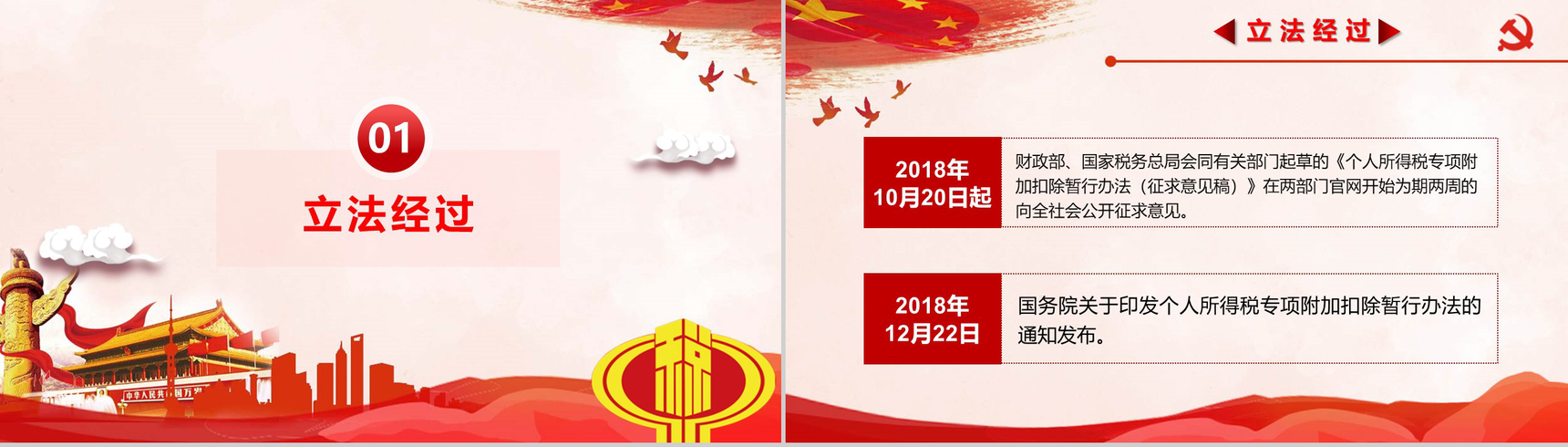 个人所得税解读个税专项附加扣除办法PPT模板-3