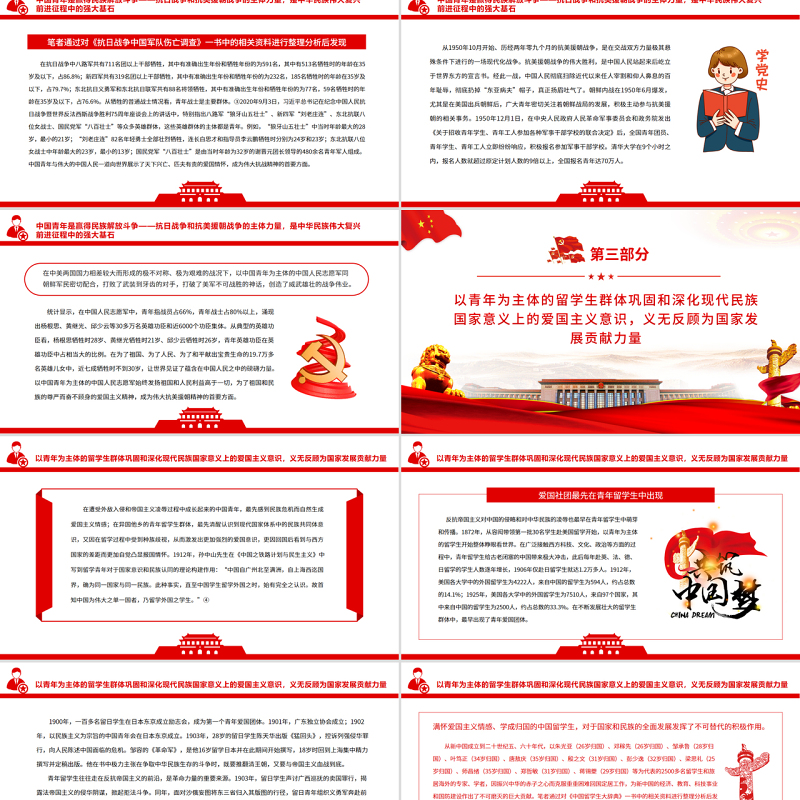 百年来中国青年的抱负与使命PPT精品学习贯彻总书记在庆祝共青团成立100周年大会上的重要讲话