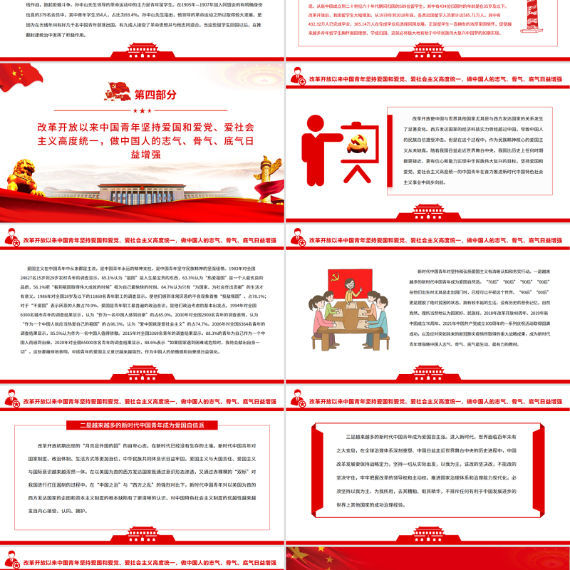 百年来中国青年的抱负与使命PPT精品学习贯彻总书记在庆祝共青团成立100周年大会上的重要讲话