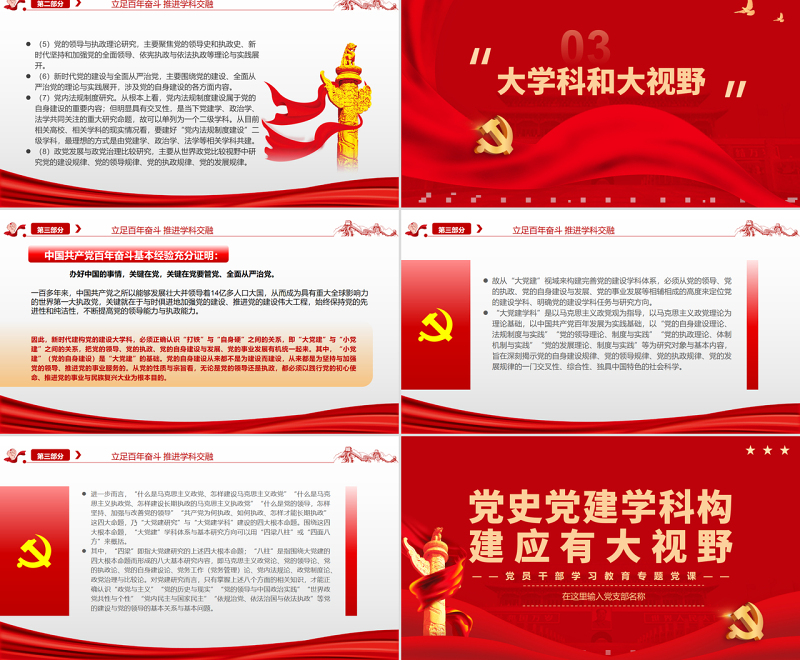 党史党建学科构建应有大视野PPT党政风党员干部学习教育专题党课
